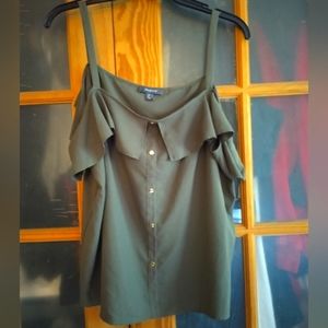 Off the shoulder top with straps